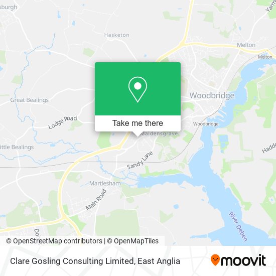 Clare Gosling Consulting Limited map