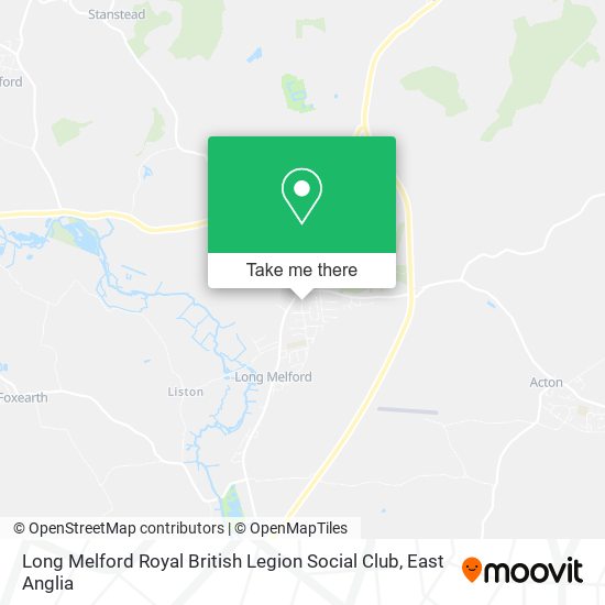 Long Melford Royal British Legion Social Club map