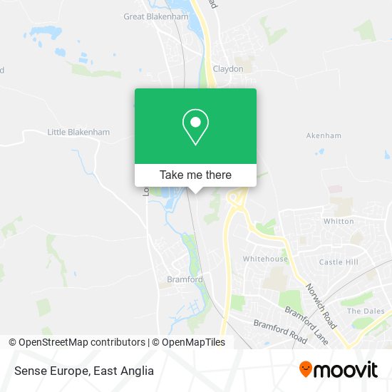 Sense Europe map
