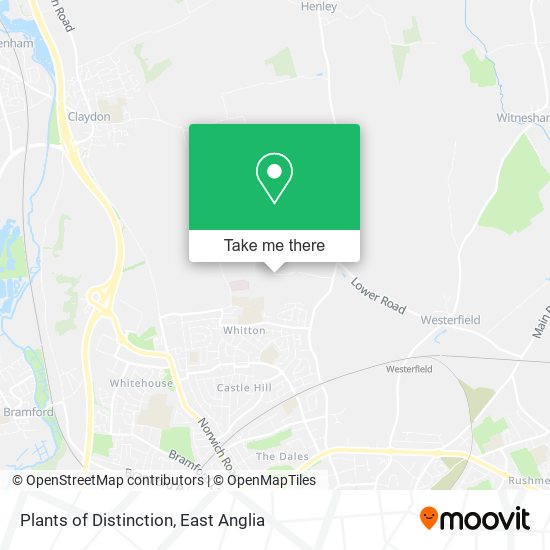 Plants of Distinction map