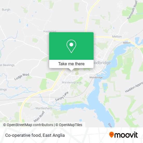 Co-operative food map