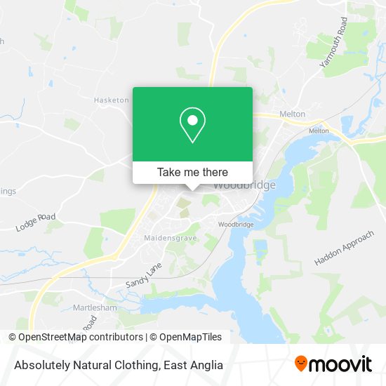 Absolutely Natural Clothing map