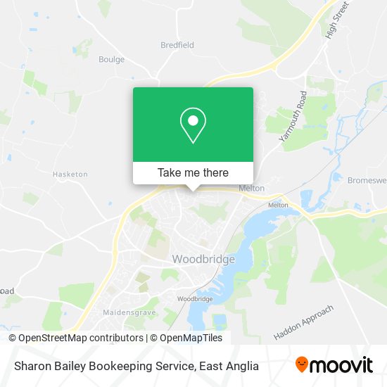 Sharon Bailey Bookeeping Service map