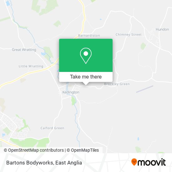 Bartons Bodyworks map