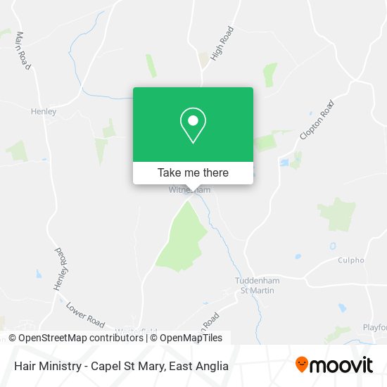 Hair Ministry - Capel St Mary map