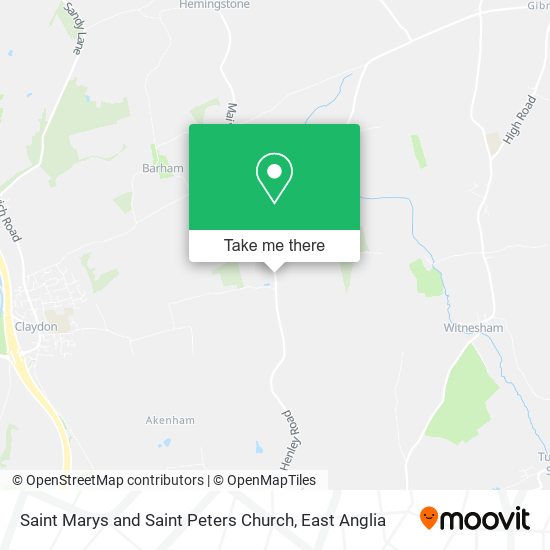 Saint Marys and Saint Peters Church map