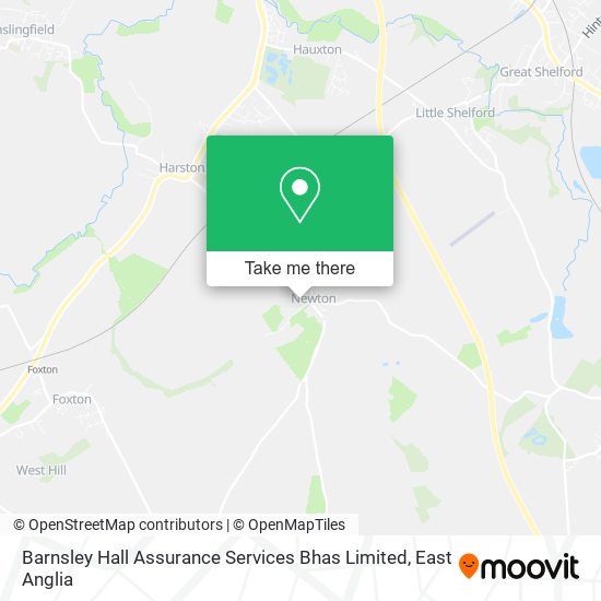 Barnsley Hall Assurance Services Bhas Limited map