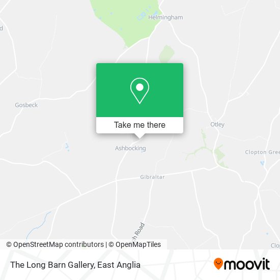 The Long Barn Gallery map