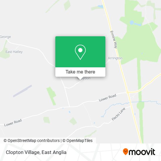 Clopton Village map