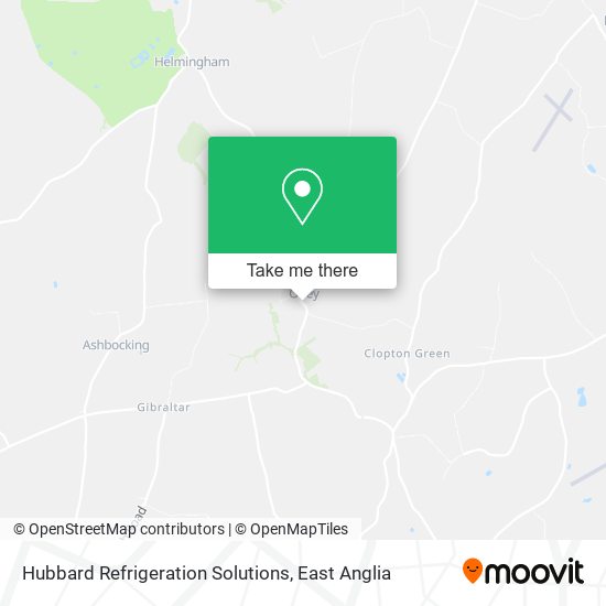 Hubbard Refrigeration Solutions map