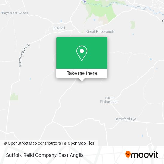 Suffolk Reiki Company map