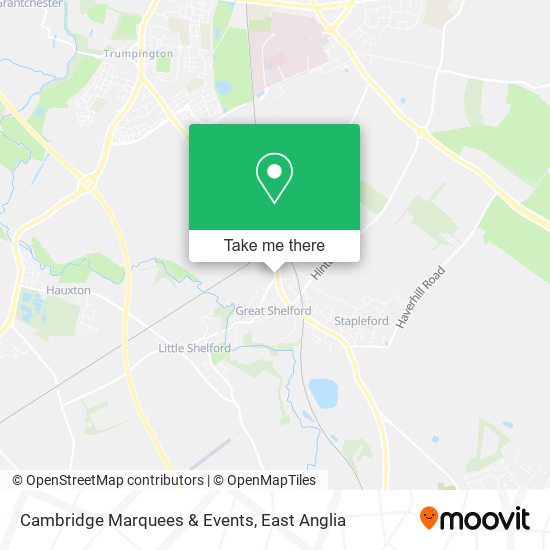 Cambridge Marquees & Events map