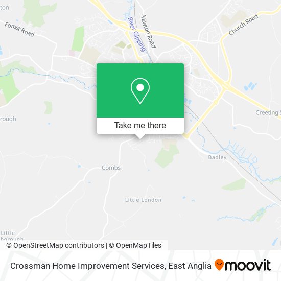 Crossman Home Improvement Services map