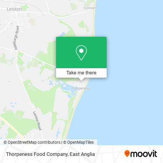 Thorpeness Food Company map