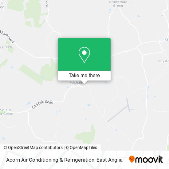 Acorn Air Conditioning & Refrigeration map