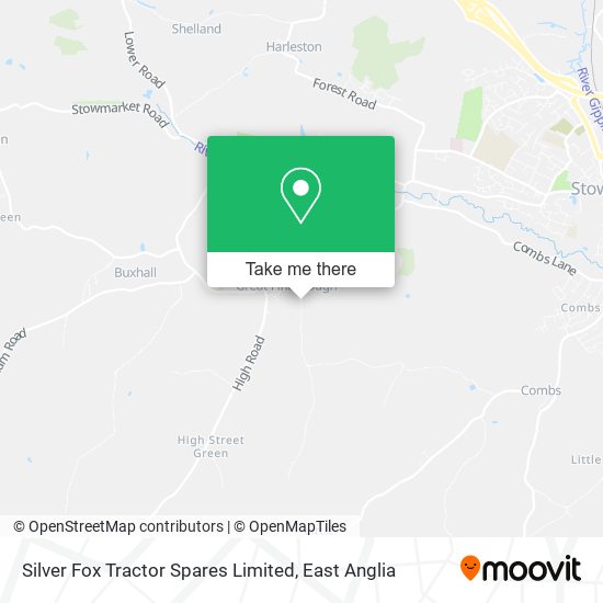 Silver Fox Tractor Spares Limited map