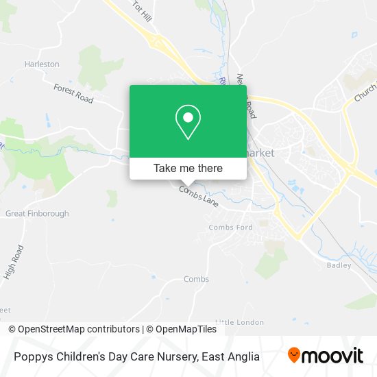 Poppys Children's Day Care Nursery map
