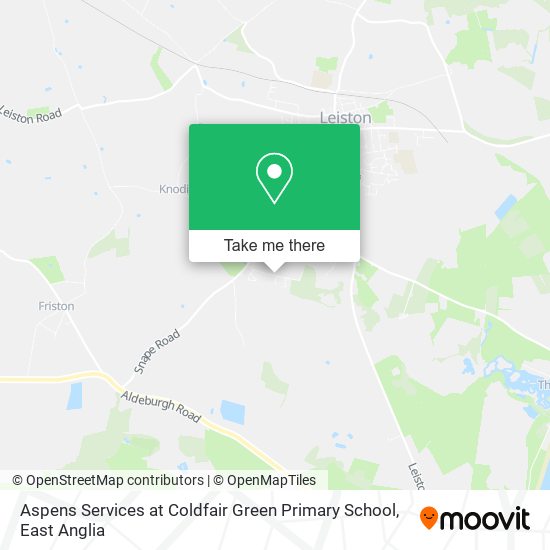 Aspens Services at Coldfair Green Primary School map