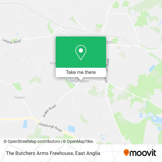 The Butchers Arms Freehouse map