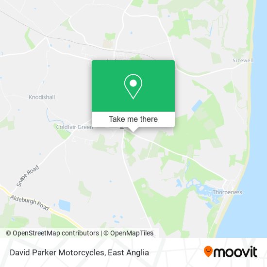 David Parker Motorcycles map