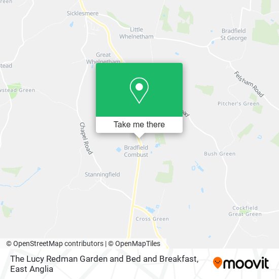 The Lucy Redman Garden and Bed and Breakfast map