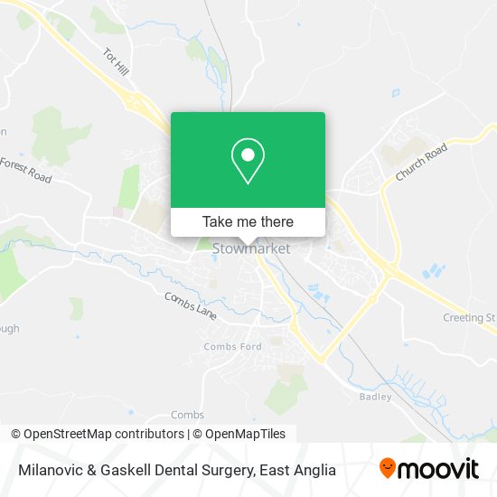 Milanovic & Gaskell Dental Surgery map