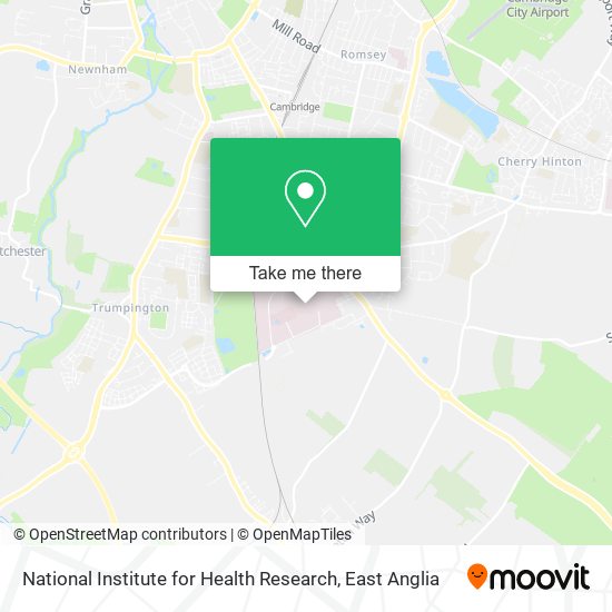 National Institute for Health Research map