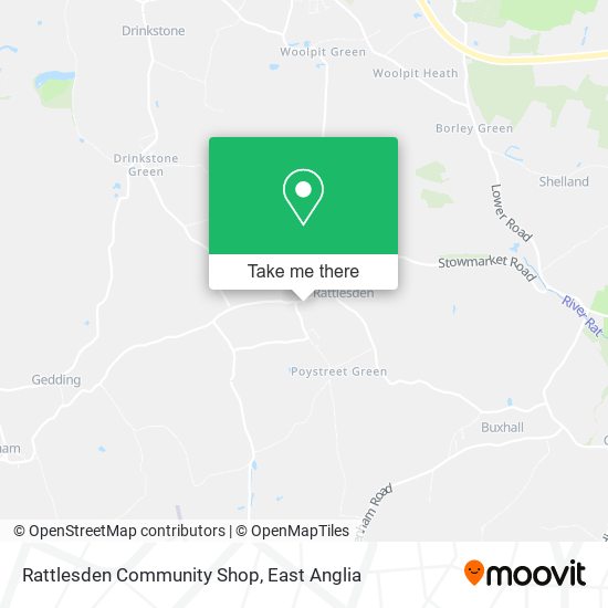 Rattlesden Community Shop map