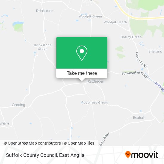 Suffolk County Council map