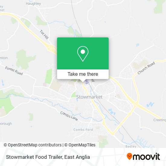 Stowmarket Food Trailer map