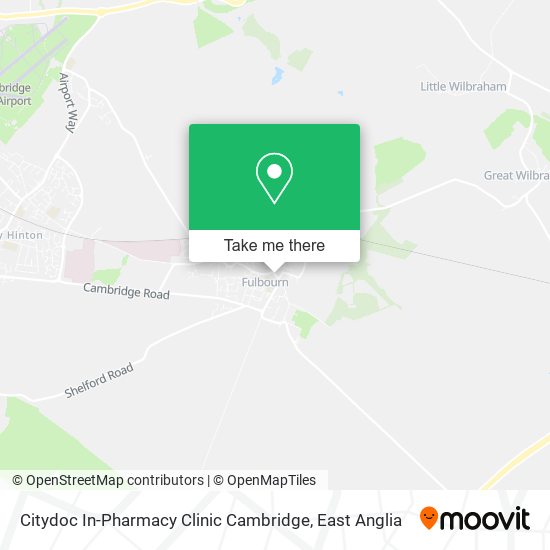 Citydoc In-Pharmacy Clinic Cambridge map