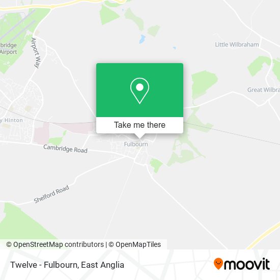 Twelve - Fulbourn map