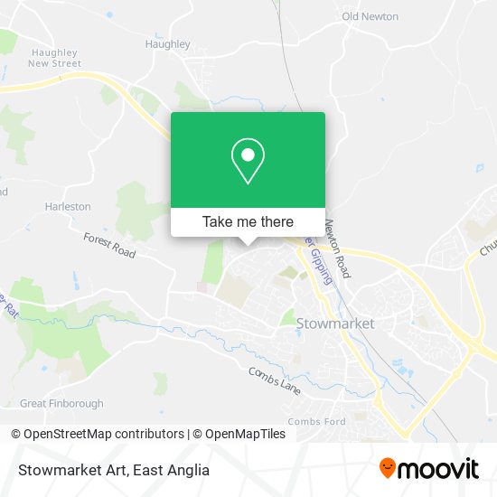 Stowmarket Art map