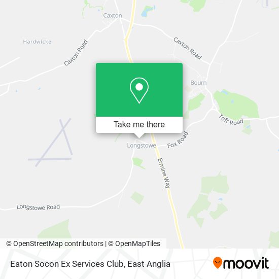 Eaton Socon Ex Services Club map