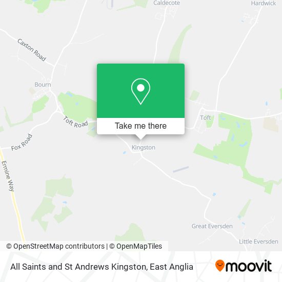 All Saints and St Andrews Kingston map