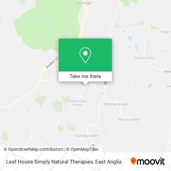 Leaf House Simply Natural Therapies map