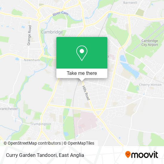 Curry Garden Tandoori map