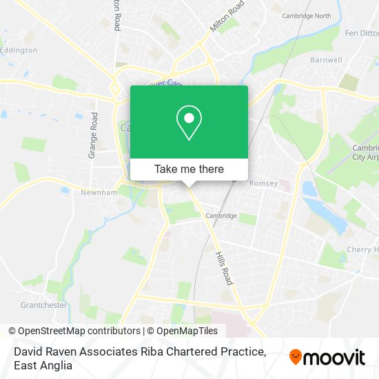 David Raven Associates Riba Chartered Practice map