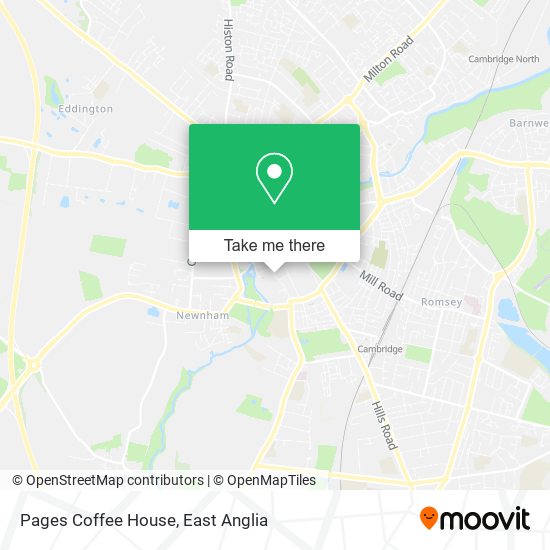 Pages Coffee House map
