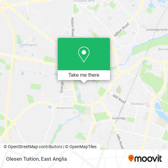 Olesen Tuition map