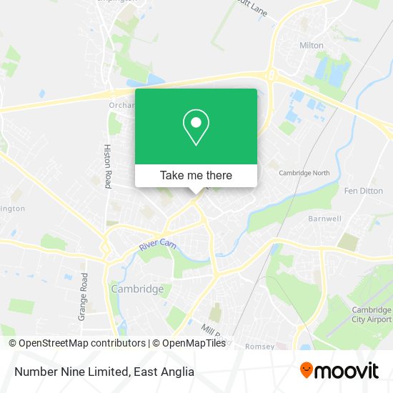 Number Nine Limited map