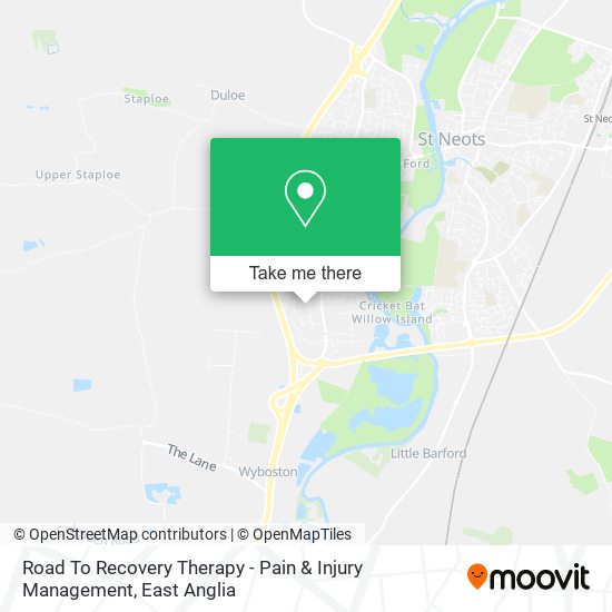 Road To Recovery Therapy - Pain & Injury Management map