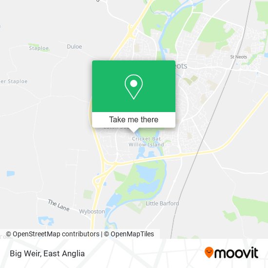 Big Weir map