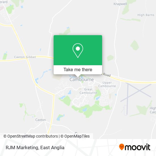 RJM Marketing map