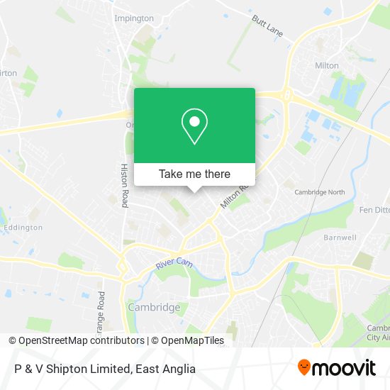 P & V Shipton Limited map