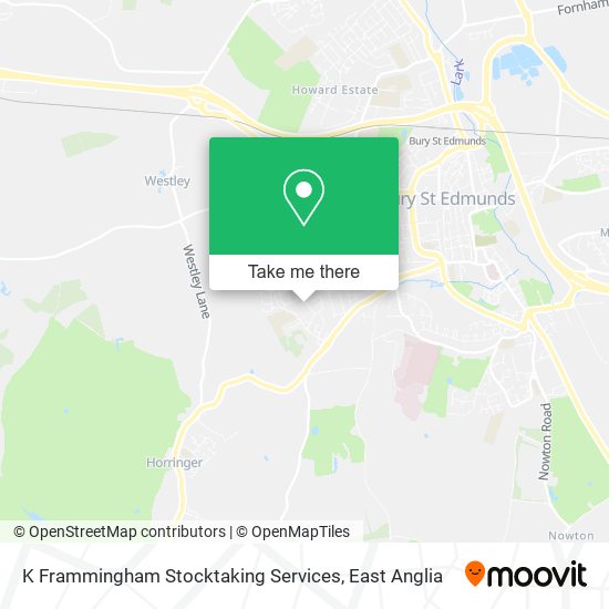 K Frammingham Stocktaking Services map