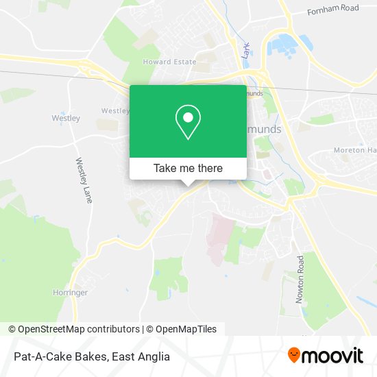 Pat-A-Cake Bakes map