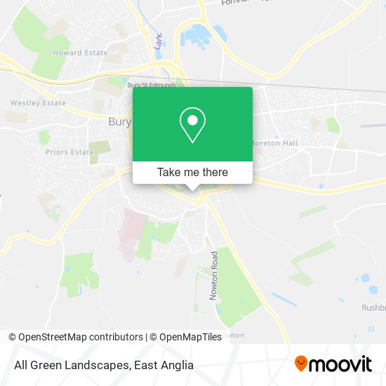 All Green Landscapes map