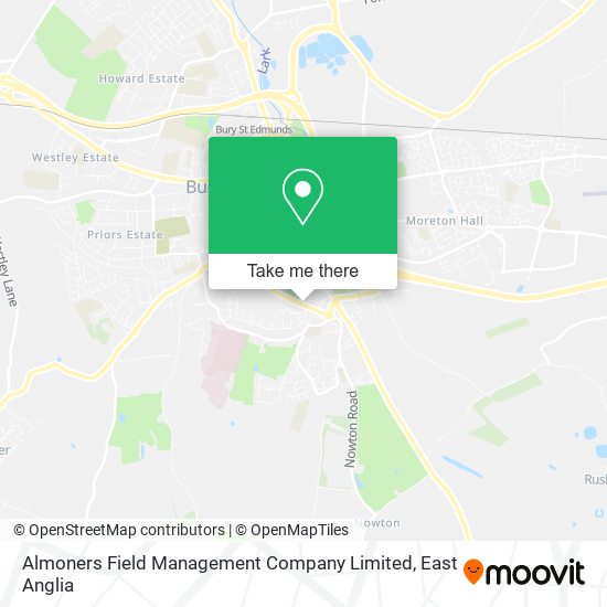 Almoners Field Management Company Limited map
