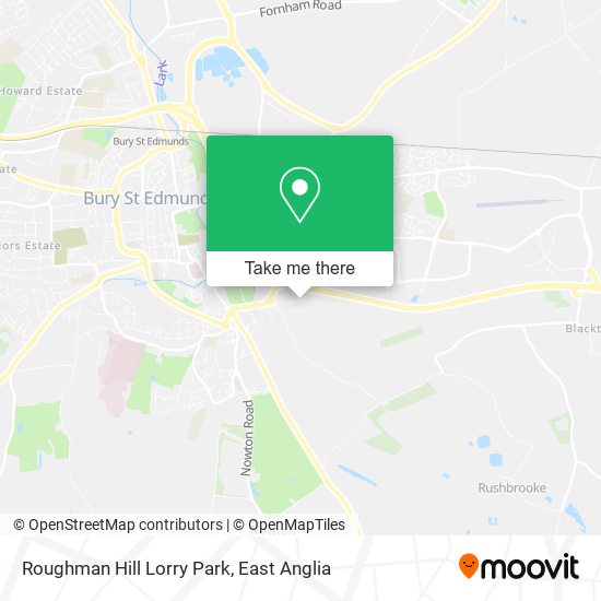 Roughman Hill Lorry Park map